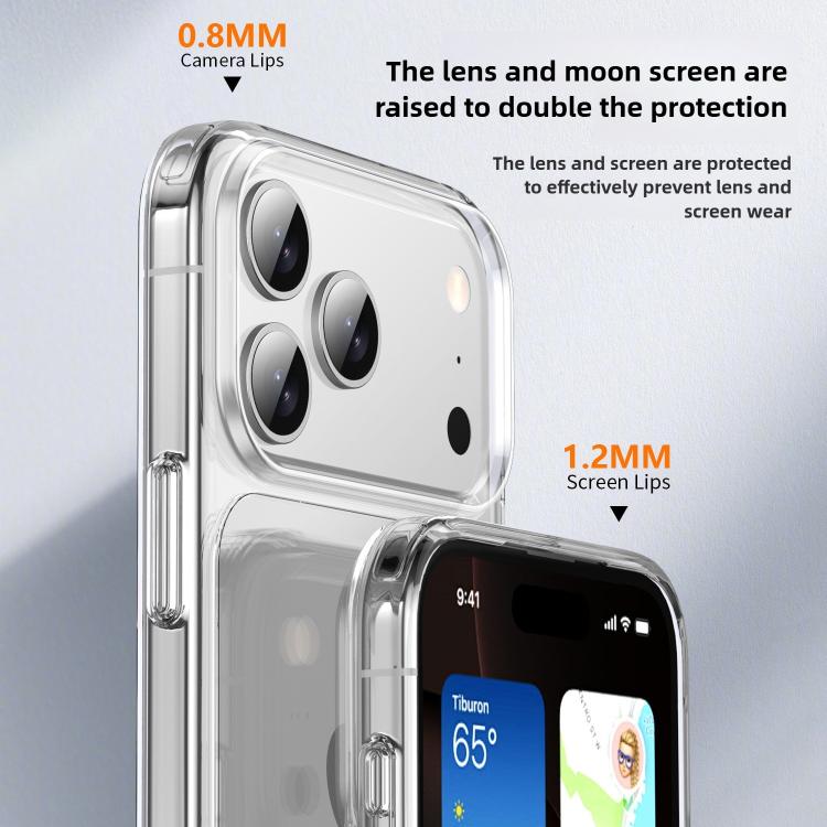 For iPhone 17 Air Kalebol Ice-clear MagSafe Anti-drop Phone Case(Transparent) - iPhone 17 Air Cases by Kalebol | Online Shopping UK | buy2fix