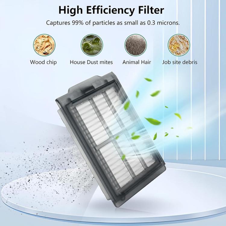 JUNSUNMAY 15pcs/Set Sweeper Replacement Parts Kit for iRobot Roomba Plus 405 / 505 Combo - For iRobot Accessories by JUNSUNMAY | Online Shopping UK | buy2fix