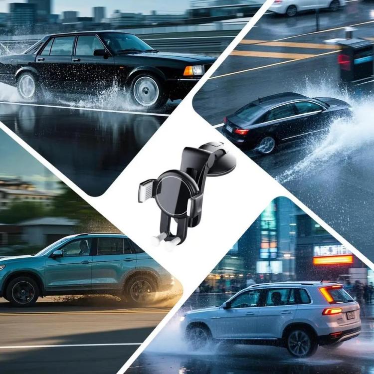 X253 Dashboard Suction Cup Holder Multifunctional 360 Degree Rotating Car Phone Mount - Universal Car Holders by buy2fix | Online Shopping UK | buy2fix