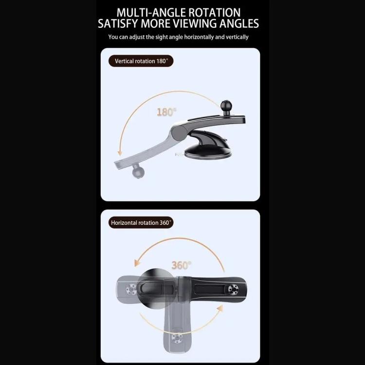 X253 Dashboard Suction Cup Holder Multifunctional 360 Degree Rotating Car Phone Mount - Universal Car Holders by buy2fix | Online Shopping UK | buy2fix