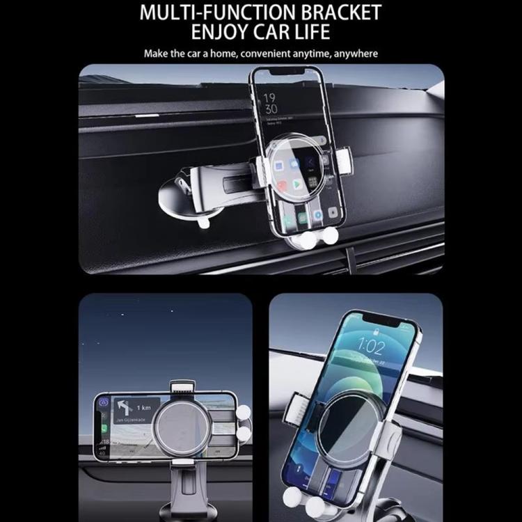 X253 Dashboard Suction Cup Holder Multifunctional 360 Degree Rotating Car Phone Mount - Universal Car Holders by buy2fix | Online Shopping UK | buy2fix