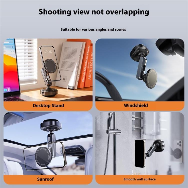 X75 360 Degree Rotation Magnetic Bracke Car Phone Holder Electric Suction Cup Holder - Universal Car Holders by buy2fix | Online Shopping UK | buy2fix