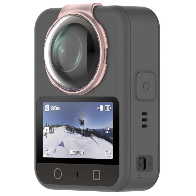 For DJI Osmo 360 Panoramic Camera Tempered Glass Cover Protective Lens Guard(Pink) - Other by buy2fix | Online Shopping UK | buy2fix