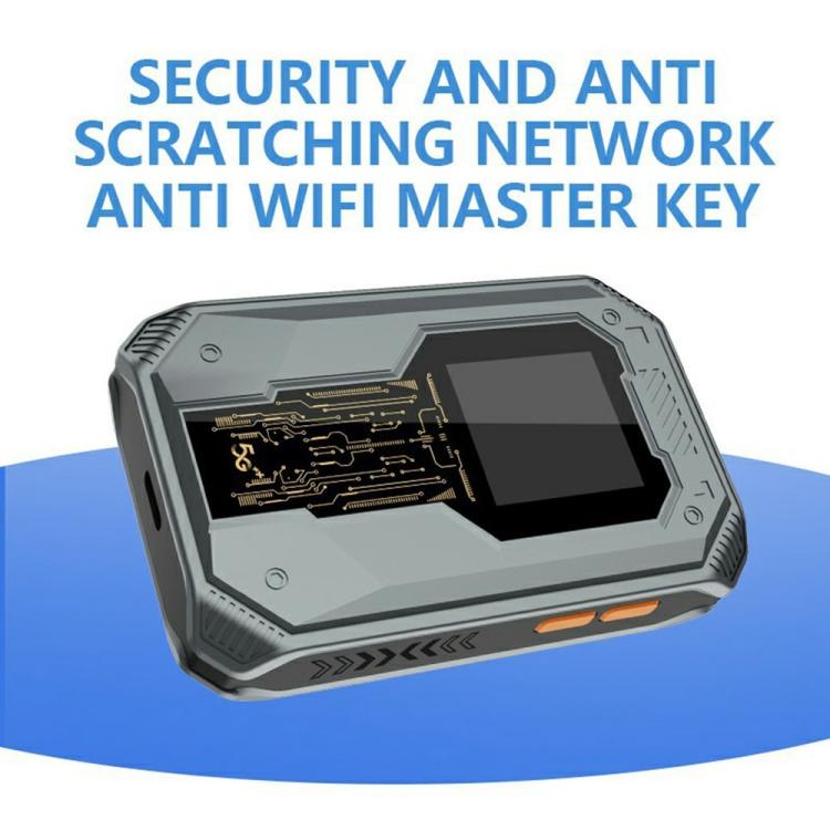 A50 Support 8 Devices Portable SIM Card 4G WiFi Router Rechargeable Time Display Router - 4G Mobile Wifi by buy2fix | Online Shopping UK | buy2fix