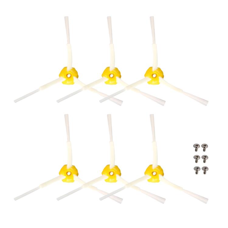 JUNSUNMAY 6pcs Sweeper Triangle Side Brush for iRobot Roomba 600 Series - For iRobot Accessories by JUNSUNMAY | Online Shopping UK | buy2fix