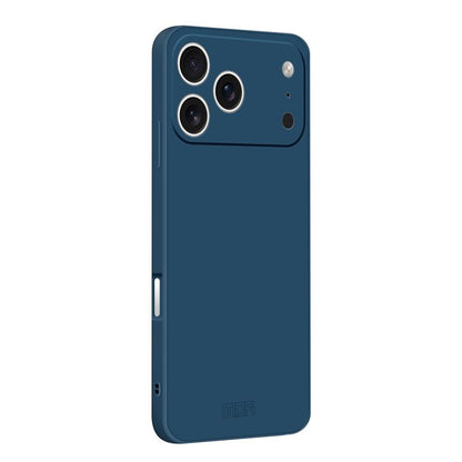 For iPhone 17 Pro Max MOFI Caring Soft Shell Liquid Silicone Skin Feel Phone Case(Blue) - iPhone 17 Pro Max Cases by MOFI | Online Shopping UK | buy2fix