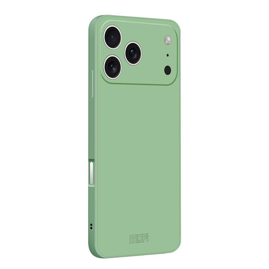 For iPhone 17 Pro Max MOFI Caring Soft Shell Liquid Silicone Skin Feel Phone Case(Matcha Green)