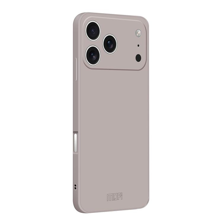 For iPhone 17 Pro Max MOFI Caring Soft Shell Liquid Silicone Skin Feel Phone Case(Titanium Gray) - iPhone 17 Pro Max Cases by MOFI | Online Shopping UK | buy2fix