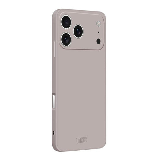 For iPhone 17 Pro Max MOFI Caring Soft Shell Liquid Silicone Skin Feel Phone Case(Titanium Gray) - iPhone 17 Pro Max Cases by MOFI | Online Shopping UK | buy2fix
