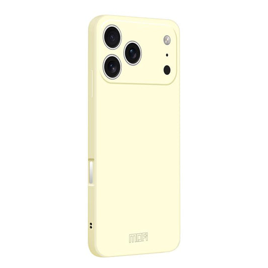 For iPhone 17 Pro Max MOFI Caring Soft Shell Liquid Silicone Skin Feel Phone Case(White) - iPhone 17 Pro Max Cases by MOFI | Online Shopping UK | buy2fix