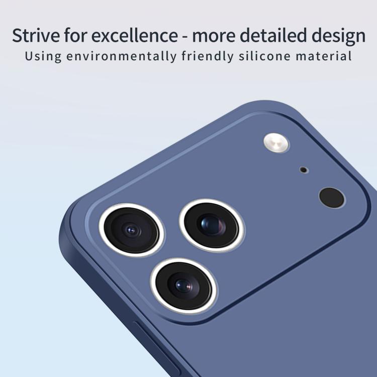 For iPhone 17 Pro MOFI Caring Soft Shell Liquid Silicone Skin Feel Phone Case(Black) - iPhone 17 Pro Cases by MOFI | Online Shopping UK | buy2fix