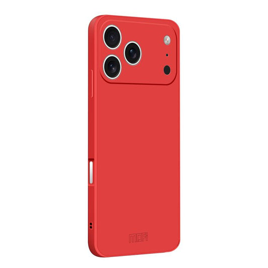 For iPhone 17 Pro MOFI Caring Soft Shell Liquid Silicone Skin Feel Phone Case(Red) - iPhone 17 Pro Cases by MOFI | Online Shopping UK | buy2fix