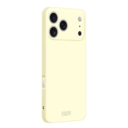 For iPhone 17 Pro MOFI Caring Soft Shell Liquid Silicone Skin Feel Phone Case(White) - iPhone 17 Pro Cases by MOFI | Online Shopping UK | buy2fix