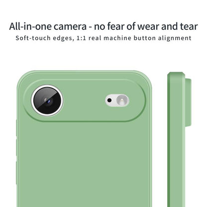 For iPhone 17 Air MOFI Caring Soft Shell Liquid Silicone Skin Feel Phone Case(Blue) - iPhone 17 Air Cases by MOFI | Online Shopping UK | buy2fix