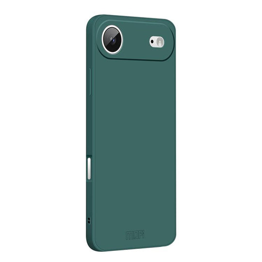 For iPhone Air MOFI Caring Soft Shell Liquid Silicone Skin Feel Phone Case(Dark Green)