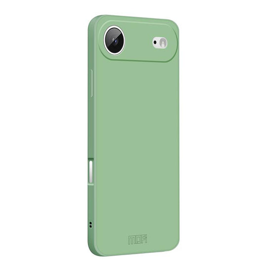For iPhone Air MOFI Caring Soft Shell Liquid Silicone Skin Feel Phone Case(Matcha Green)