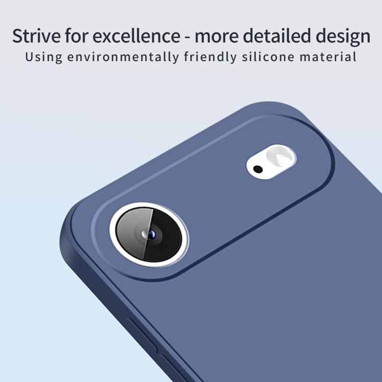 For iPhone 17 Air MOFI Caring Soft Shell Liquid Silicone Skin Feel Phone Case(Red) - iPhone 17 Air Cases by MOFI | Online Shopping UK | buy2fix