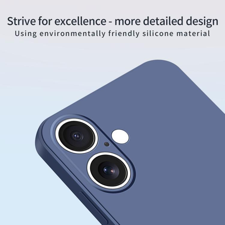 For iPhone 17 MOFI Caring Soft Shell Liquid Silicone Skin Feel Phone Case(Titanium Gray) - iPhone 17 Cases by MOFI | Online Shopping UK | buy2fix