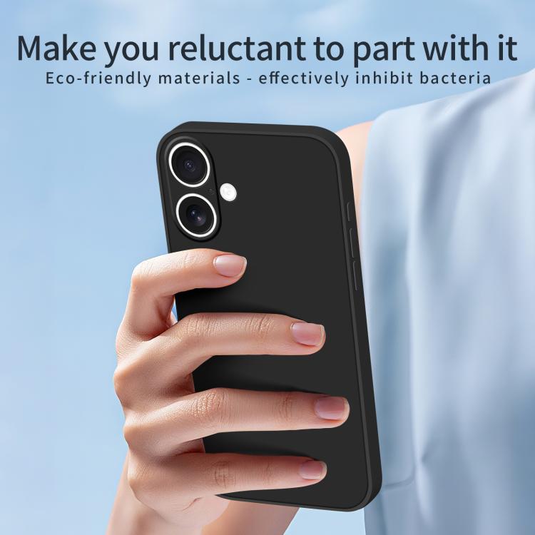 For iPhone 17 MOFI Caring Soft Shell Liquid Silicone Skin Feel Phone Case(Titanium Gray) - iPhone 17 Cases by MOFI | Online Shopping UK | buy2fix