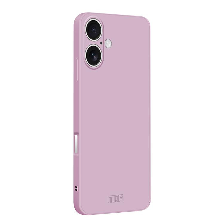 For iPhone 17 MOFI Caring Soft Shell Liquid Silicone Skin Feel Phone Case(Purple) - iPhone 17 Cases by MOFI | Online Shopping UK | buy2fix