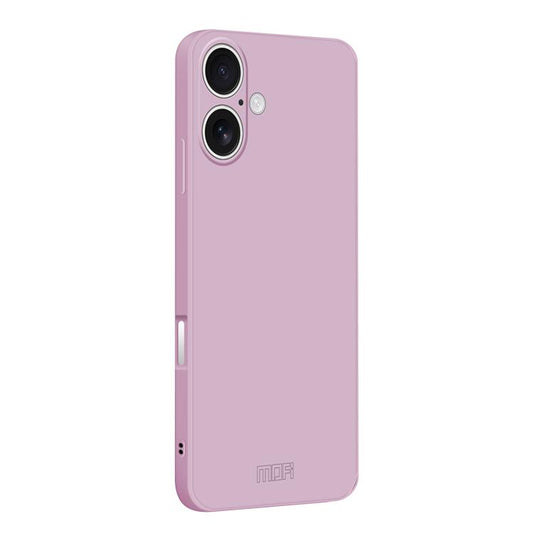 For iPhone 17 MOFI Caring Soft Shell Liquid Silicone Skin Feel Phone Case(Purple) - iPhone 17 Cases by MOFI | Online Shopping UK | buy2fix