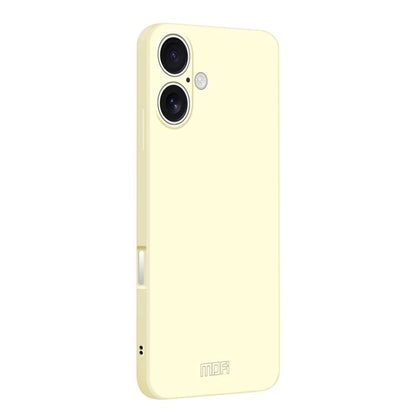 For iPhone 17 MOFI Caring Soft Shell Liquid Silicone Skin Feel Phone Case(White) - iPhone 17 Cases by MOFI | Online Shopping UK | buy2fix