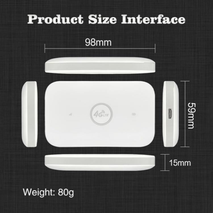 M7 Eurasian Version With SIM Card Slot Portable 4G LTE Mobile WiFi Router 150Mbps Travel MiFi Hotspot - 4G Mobile Wifi by buy2fix | Online Shopping UK | buy2fix