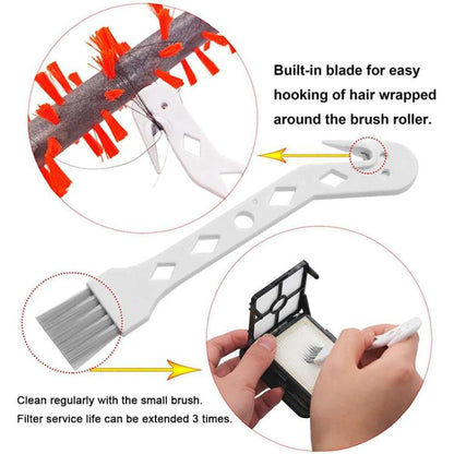 JUNSUNMAY 2pcs Replacement Brush Roll for Bissell CrossWave Vacuum Cleaner 1866 / 1868, Style:Carpet Brush - For Bissell Accessories by JUNSUNMAY | Online Shopping UK | buy2fix