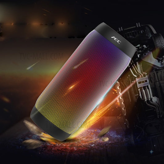 AEC BQ615 PRO Colorful LED Wireless HiFi Stereo Speaker, Combines Bluetooth + TF card player + FM radio + AUX + NFC - Desktop Speaker by AEC | Online Shopping UK | buy2fix