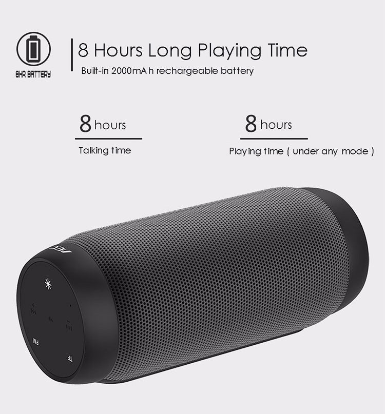 AEC BQ615 PRO Colorful LED Wireless HiFi Stereo Speaker, Combines Bluetooth + TF card player + FM radio + AUX + NFC - Desktop Speaker by AEC | Online Shopping UK | buy2fix