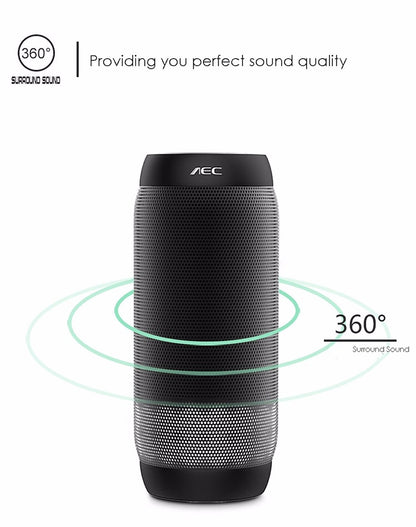 AEC BQ615 PRO Colorful LED Wireless HiFi Stereo Speaker, Combines Bluetooth + TF card player + FM radio + AUX + NFC - Desktop Speaker by AEC | Online Shopping UK | buy2fix