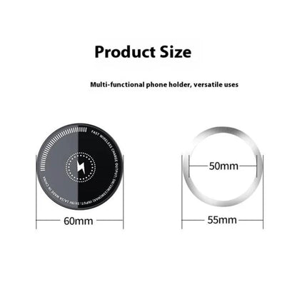CP242F 15W Fast Charging Wireless Charger Car Cup Holder Magnetic Phone Navigation Stand - Car Drink Holders by buy2fix | Online Shopping UK | buy2fix