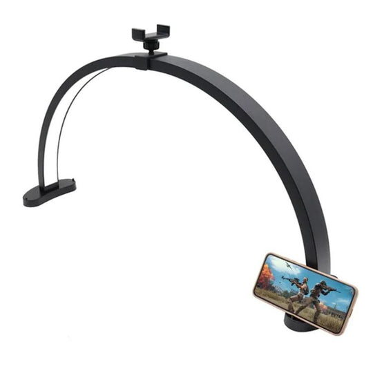 HD-M11X 28 inch LED Light Semi-Circular Desktop Beauty Lamp Fill Light For Tattoo / Nail Art, Plug:UK Plug