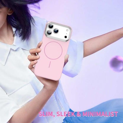 For iPhone 17 Pro Max Gold Armor PC Thin Circle MagSafe Shockproof Phone Case(Peak rock color) - iPhone 17 Pro Max Cases by buy2fix | Online Shopping UK | buy2fix