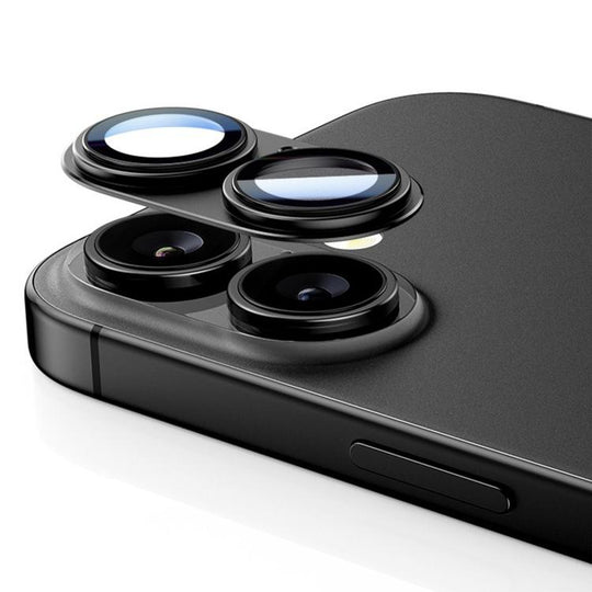 For iPhone 17 Kalebol Precise Alignment Stepped Eagle Eye Metal Lens Film(Black)