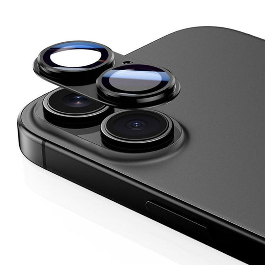 For iPhone 17 Kalebol Armor Full-Coverage Metal Lens Ring Protector Film(Black)