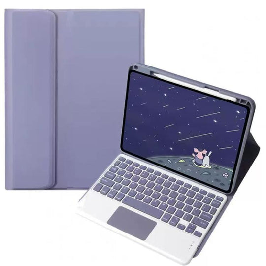 For Xiaomi Pad 7S Pro 12.5 Tablet Folio with Bluetooth Keyboard(Lavender)