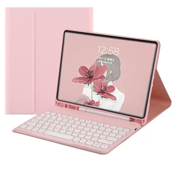 For ipad  Air 4/5 10.9 Magnetic Bluetooth Keyboard Case for Tablet(Pink) - For iPad Air by buy2fix | Online Shopping UK | buy2fix