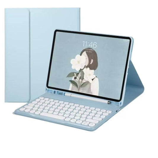 For ipad  Air 4/5 10.9 Magnetic Bluetooth Keyboard Case for Tablet(Sky Blue) - For iPad Air by buy2fix | Online Shopping UK | buy2fix