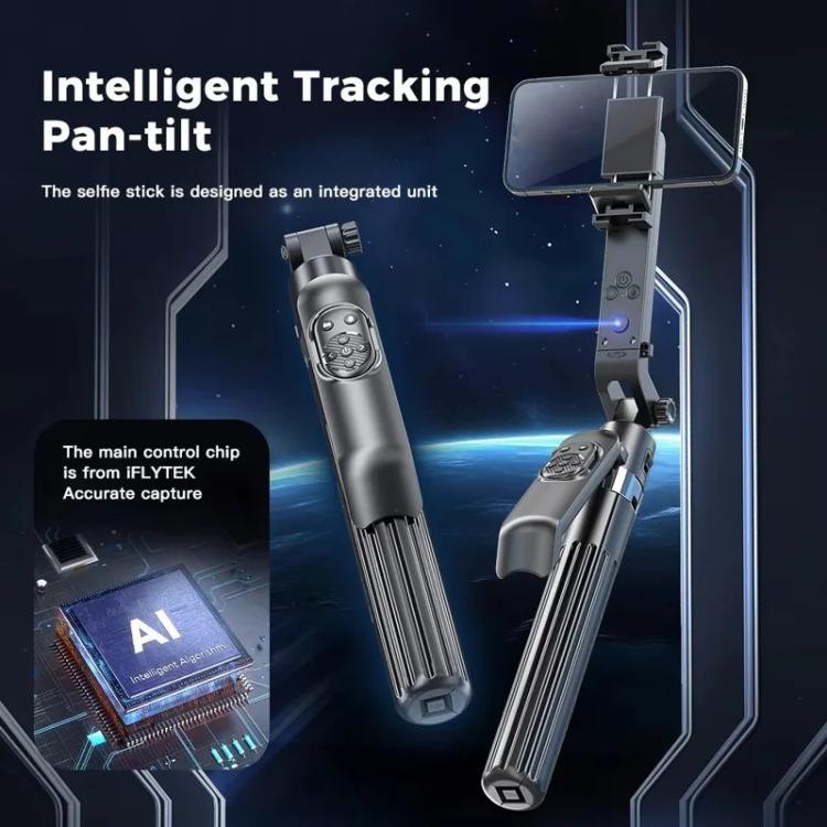 Q565 Anti Shake Extendable 4-Leg Stand Smartphone Facial Tracking Gimbal Selfie Stick - Selfie Sticks by buy2fix | Online Shopping UK | buy2fix