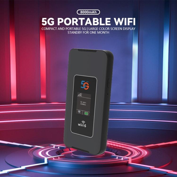 M8A-E Eurasian Version 5G Portable MIFI Dual Band 600Mbps Router Travel Work Wireless WiFi 6 Router - Wireless Routers by buy2fix | Online Shopping UK | buy2fix
