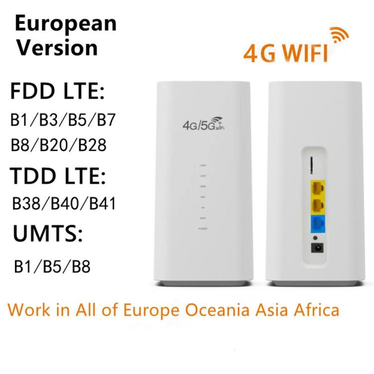 CPF101-E8 Home Office SIM Card Mobile WiFi Hotspot 3 LAN Ports Eurasian Version 4G LTE Router, Plug:EU Plug - Wireless Routers by buy2fix | Online Shopping UK | buy2fix
