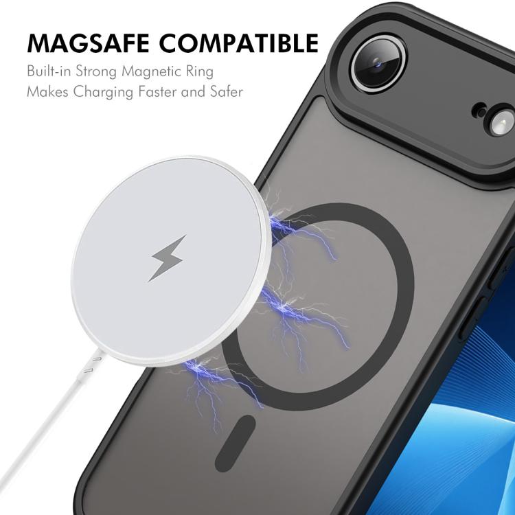 For iPhone Air ENKAY Hat-Prince MagSafe Matte Translucent Shockproof Phone Case with Large Arc Edge Film(Blue) - iPhone Air Cases by ENKAY | Online Shopping UK | buy2fix