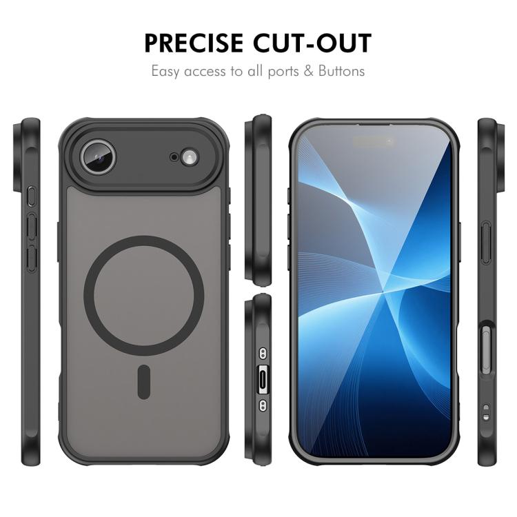 For iPhone Air ENKAY Hat-Prince MagSafe Matte Translucent Shockproof Phone Case with Large Arc Edge Film(Green) - iPhone Air Cases by ENKAY | Online Shopping UK | buy2fix