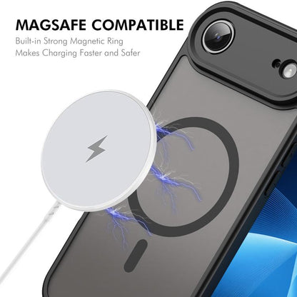 For iPhone Air ENKAY Hat-Prince MagSafe Matte Translucent Shockproof Phone Case with Large Arc Edge Film(Purple) - iPhone Air Cases by ENKAY | Online Shopping UK | buy2fix