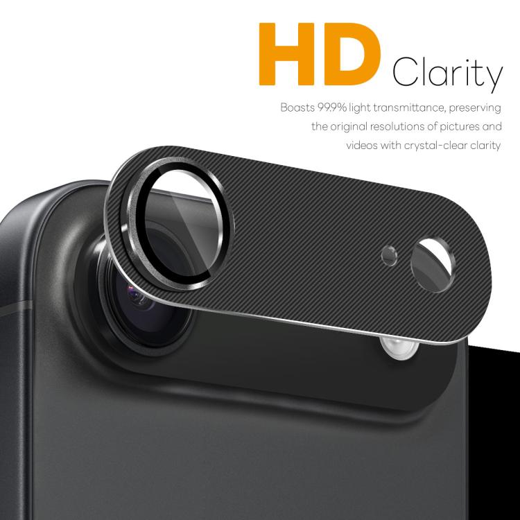 For iPhone Air NORTHJO CD Vein Camera Lens Protector Tempered Glass Rear Lens Film(Black) - iPhone Air Tempered Glass by NORTHJO | Online Shopping UK | buy2fix