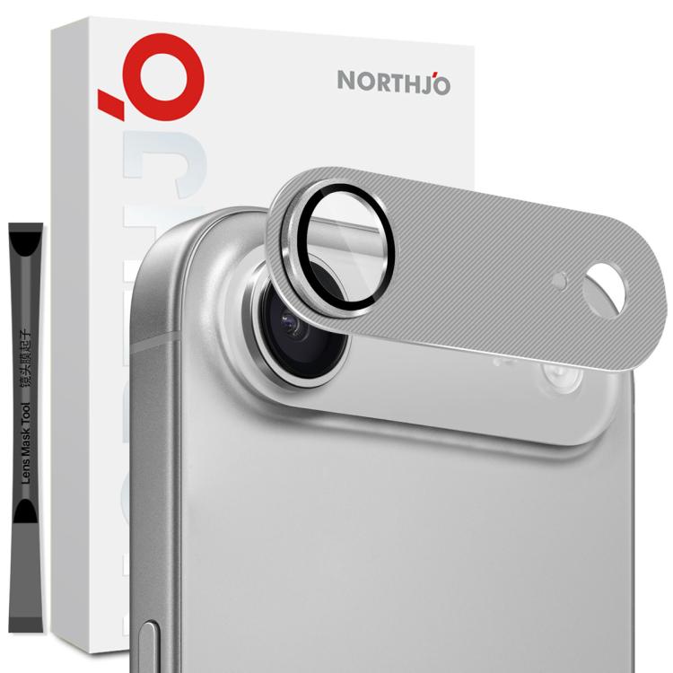 For iPhone Air NORTHJO CD Vein Camera Lens Protector Tempered Glass Rear Lens Film(Grey) - iPhone Air Tempered Glass by NORTHJO | Online Shopping UK | buy2fix