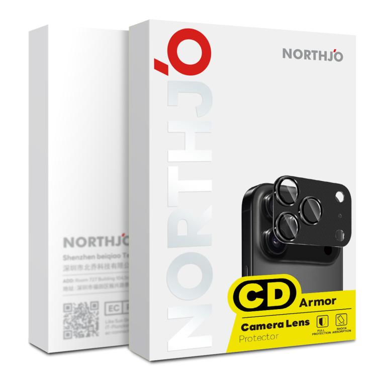 For iPhone Air NORTHJO CD Vein Camera Lens Protector Tempered Glass Rear Lens Film(Grey) - iPhone Air Tempered Glass by NORTHJO | Online Shopping UK | buy2fix