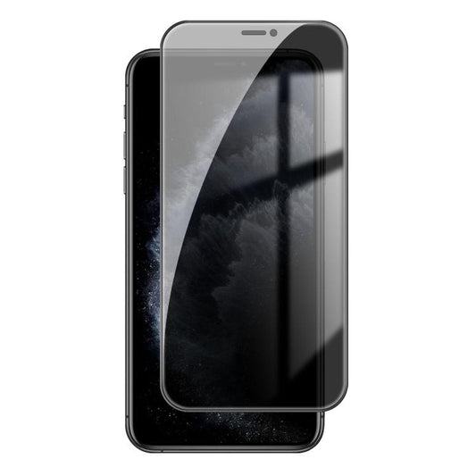 For iPhone 11 Pro Kalebol High-Aluminum Screen-Printed Full-Coverage Black-Border Privacy Tempered Glass Film - iPhone 11 Pro Tempered Glass by Kalebol | Online Shopping UK | buy2fix