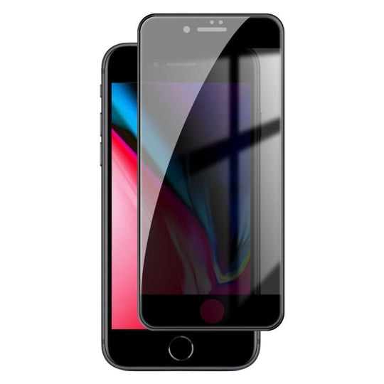 For iPhone 6 Kalebol High-Aluminum Screen-Printed Full-Coverage Black-Border Privacy Tempered Glass Film